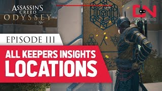 AC Odyssey  All Keepers Insights Locations  Judgment of Atlantis  Gathering Full Strength Trophy [upl. by Badger]