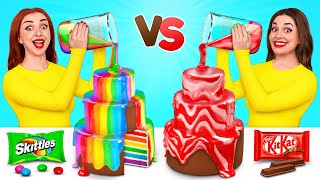 Cake Decorating Challenge  Eating Only Sweet 24 Hours by Multi DO Challenge [upl. by Utley]