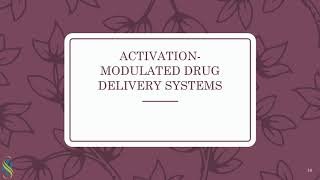 Controlled Drug Delivery System Part 2 [upl. by Rebe]