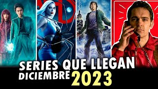 Series que llegan en DICIEMBRE del 2023 NETFLIX PRIME VIDEO HBO MAX DISNEY [upl. by Nylidnam]