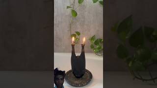 Beautiful Brilliant Diy Tutorial diy candle art short viral subscribe [upl. by Nnave]