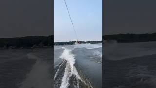 Wakeboard backflip FAIL HARD CRASH [upl. by Renruojos]