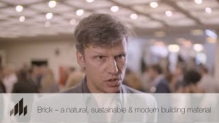 Brick – a natural sustainable and modern building material [upl. by Neeliak]