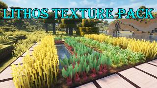 Lithos Texture Pack  Minecraft  Comparison [upl. by Heisser]