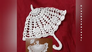 crochet parasol tutorial [upl. by Skinner]