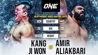 Kang Ji Won vs Amir Aliakabari  Full Fight Replay [upl. by Andel]