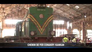 TRANSPORT  CHEMIN DE FER CONAKRYKANKAN RTG GUINEE 224 [upl. by Spieler]