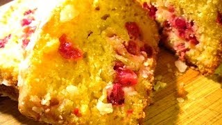 Orange Cranberry Loaf Cake [upl. by Euhc]