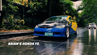 Brians Spoon Honda Civic FD TEASER [upl. by Ahsakat162]