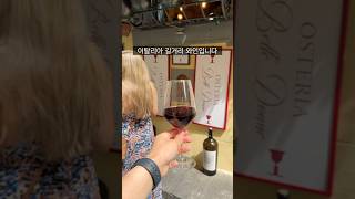 이탈리아 길거리 와인🍷 [upl. by Pournaras723]