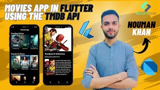 Movies App in Flutter using TMDB API  REST APIs [upl. by Livvie]