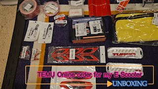 New Accessories for my YUME Y11 Plus E Scooter Pt 4  UNBOXING [upl. by Gyimah834]