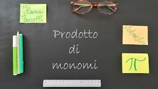 Prodotto e potenza di monomi [upl. by Yelraf915]