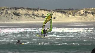 Windsurf Stormy Atlanic 28Oct2013  La Torche  France  Bretagne [upl. by Kerek191]