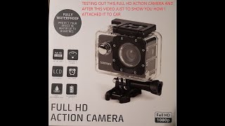 testing out this GOODMANS FULL HD ACTION CAMERA [upl. by Wilkison235]