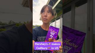 At the Pocono Mts in Hazelton PA the Hershey’s Co makes Cadbury bars since 1988🍫🇬🇧👉🏽🇺🇸 [upl. by Delgado]