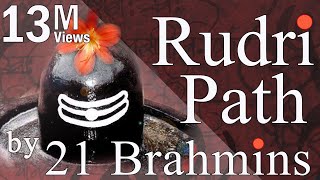 Vedic Chanting  Rudri Path by 21 Brahmins [upl. by Clotilde]