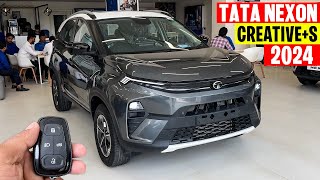 Tata Nexon 2024 Creative Plus S  ❣️ Reallife Review [upl. by Ahseenal867]