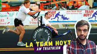 Amour père fils et triathlon  La Team Hoyt Histoires de Triathlon 1 [upl. by Huda104]