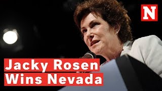 Jacky Rosen Unseats Republican Incumbent Dean Heller In Nevada Senate Race [upl. by Eal693]