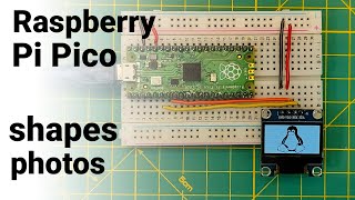 Raspberry Pi Pico OLED IDE Arduino displaying photos and geometric shapes [upl. by Rosanne]