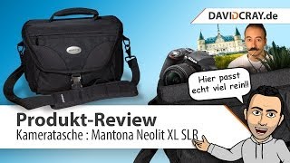 Kameratasche Mantona Neolit XL SLR review  David Cray [upl. by Nerehs]