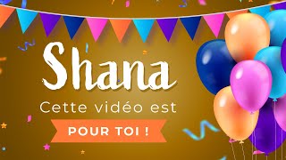 Joyeux anniversaire Shana [upl. by Hessler]