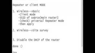 EDIMAX BR6204WLG client mode new [upl. by Gemini]