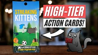 Streaking Kittens Exploding Kittens Expansion Pack REVIEW [upl. by Fabian]