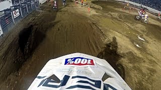 Redding Rodeo Grounds Dirt Bike Crash GoPro [upl. by Utimer]