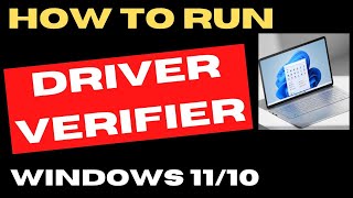 Run Driver Verifier on Windows 11  10 [upl. by Ojibbob956]