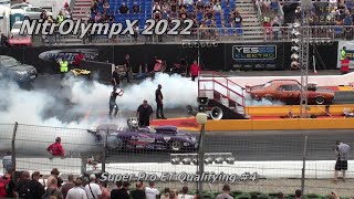 NitrOlympX 2022  Super Pro ET Qualifying 4 [upl. by Renruojos102]