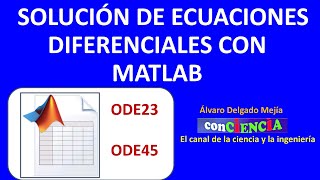 ⚠️ CÓMO RESOLVER ECUACIONES DIFERENCIALES CON MATLAB [upl. by Rudy735]