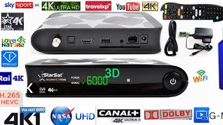 Starsat SR 200HD EXTREME 4k ultra No¹ Choice Full Review 2160P [upl. by Odarbil]