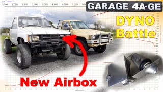 4AGE Hilux  Airbox testing amp stock Hilux comparison [upl. by Leisam268]