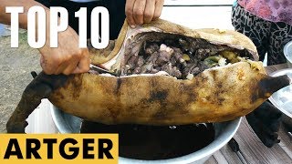 10 Most Popular Mongolian Foods And Drinks [upl. by Ahseuqram]