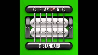 Perfect Guitar Tuner C Standard  C F A D G C [upl. by Wolfie988]