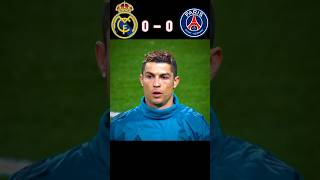 Real Madrid 🆚 PSG highlights Ronaldo MbappeNeymar shorts football youtube cr7 [upl. by Alfonso]