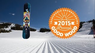 Lib Tech TRS Narrow  Good Wood 2015 Womens All Mtn  TransWorld SNOWboarding [upl. by Ynnus928]