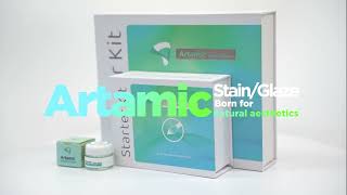 BSM ARTAMIC Stain ampGlaze product video [upl. by Nylcoj]