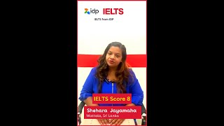 Shehara Jayamaha  8 Bandwith with IDP IELTS Sri Lanka  IELTS  Colombo [upl. by Olyhs]