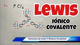 Estructura de LEWIS paso a paso Enlace COVALENTE y IÓNICO [upl. by Irol]