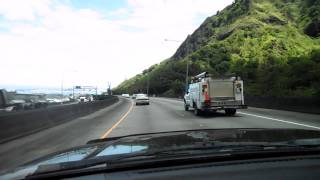 Schofield Barracks Fort Shafter Go Army Homes H3 commute [upl. by Armin430]