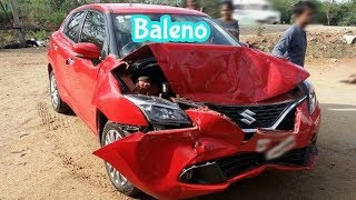 Baleno Accident Shocking [upl. by Atnohs]