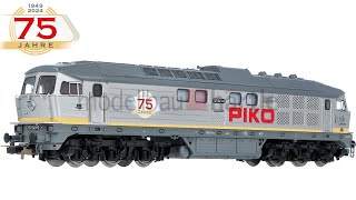 PIKO 59761 Diesellok BR 131 Jubiläum 75 Jahre  DC analog  Spur H0 [upl. by Grimbly]