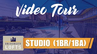 Video Tour  Studio  University Lofts [upl. by Amre]