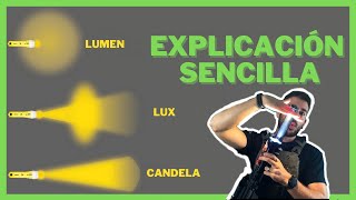 🔦¿Qué son los LÚMENES LUX y CANDELAS 😁 Explicación sencilla y rápida [upl. by Niwre]