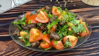 Подруга quotподбросилаquot рецепт Вкусный САЛАТ из 3х продуктов [upl. by Ecienal]