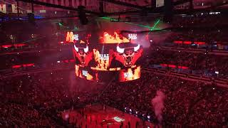 ⁴ᴷ⁶⁰ Knicks vs Bulls 452024 Chicago Bulls starting lineup introductions at the United Center [upl. by Selin453]