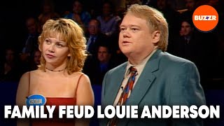 Full Episode of Family Feud with Host Louie Anderson  1999  BUZZR [upl. by Michale]